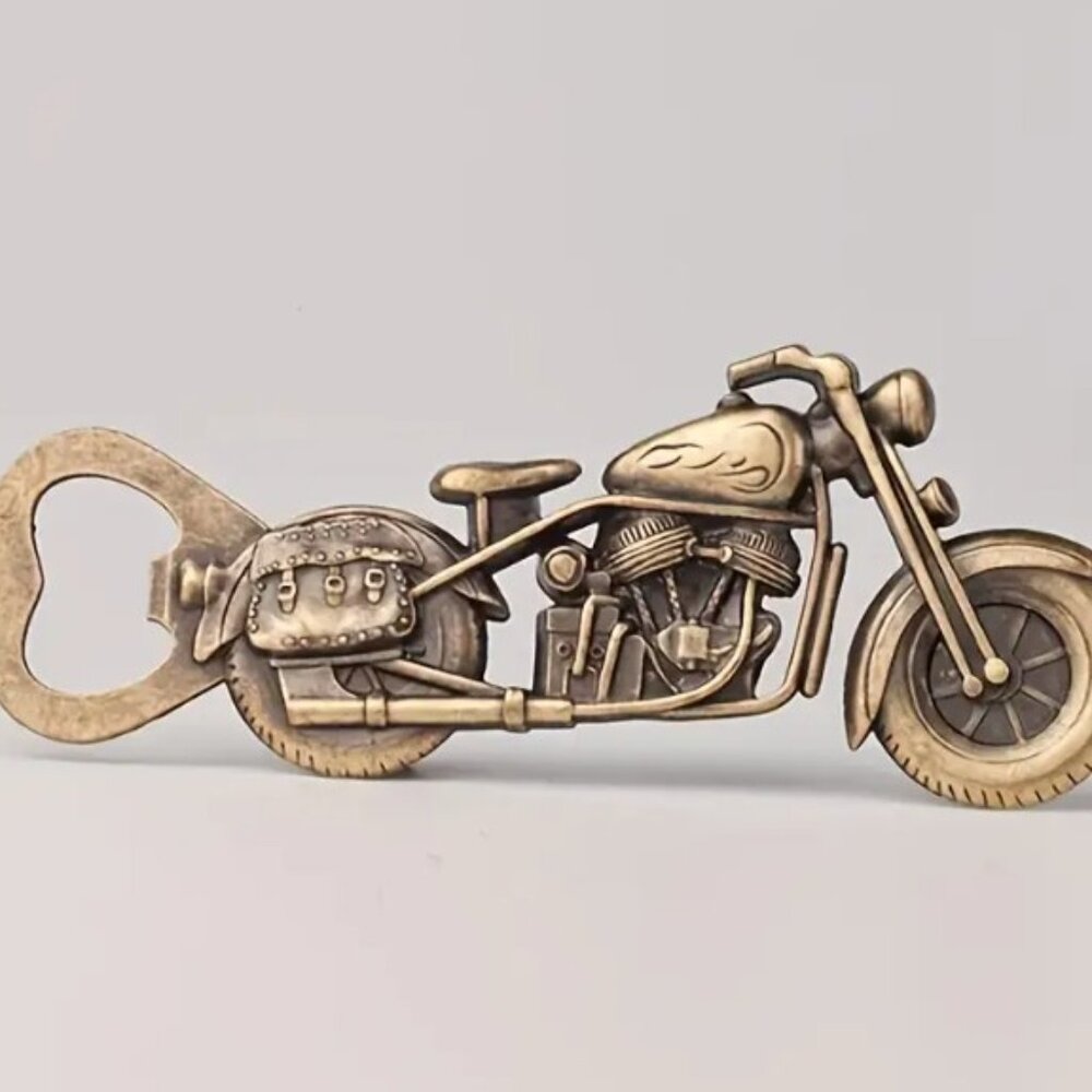 SALE ! Vintage Alloy Harley-Davidson Style Motorcycle Beer Soda Bottle Opener - Picture 5 of 7